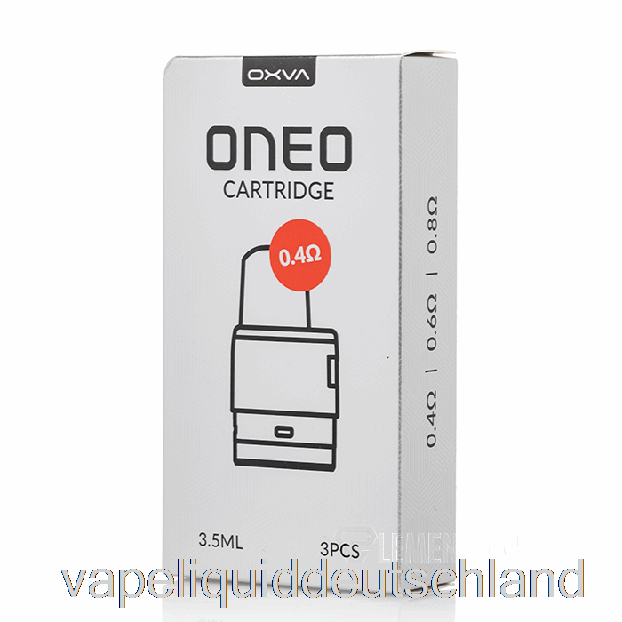 Oxva Oneo Ersatz-Pods 0,4 Ohm Oneo Pods Vape-Flüssigkeit